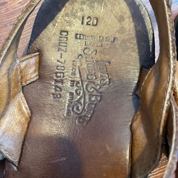 Vintage Levi’s Shoes & Boots Leather Huaraches Size 12 Made in Brazil main image 5